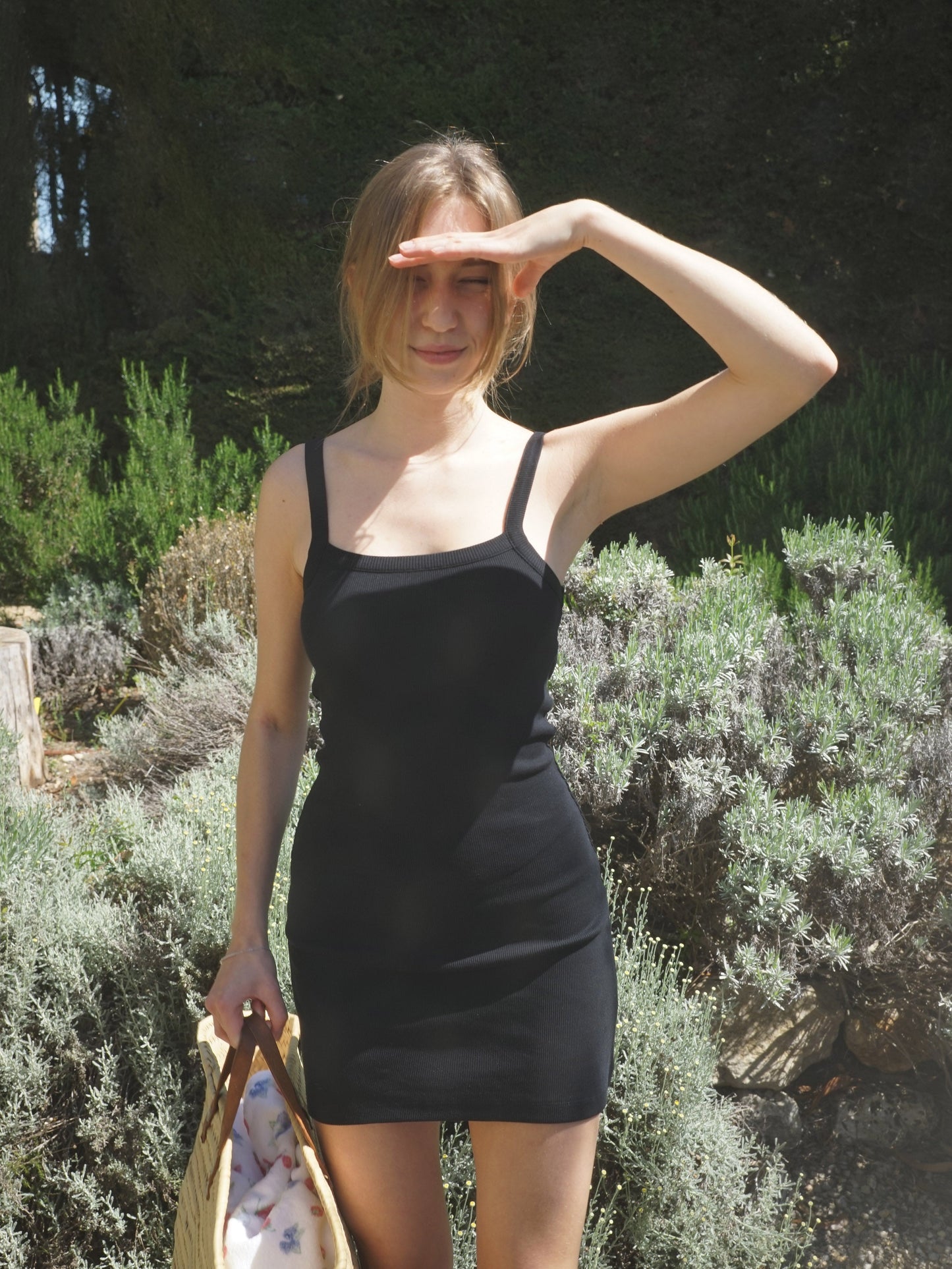 Daily Tank Dress Ribbed Baby Yellow
