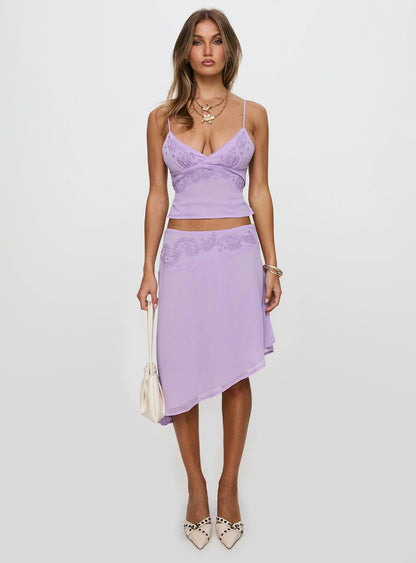 Pappilion Top Lilac