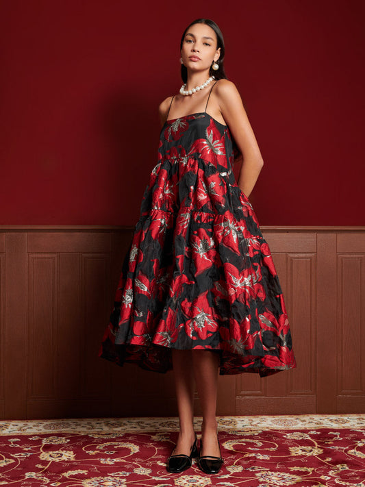 Budapest Jacquard Cami Dress