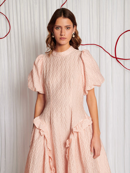 Swift Jacquard Midi Dress