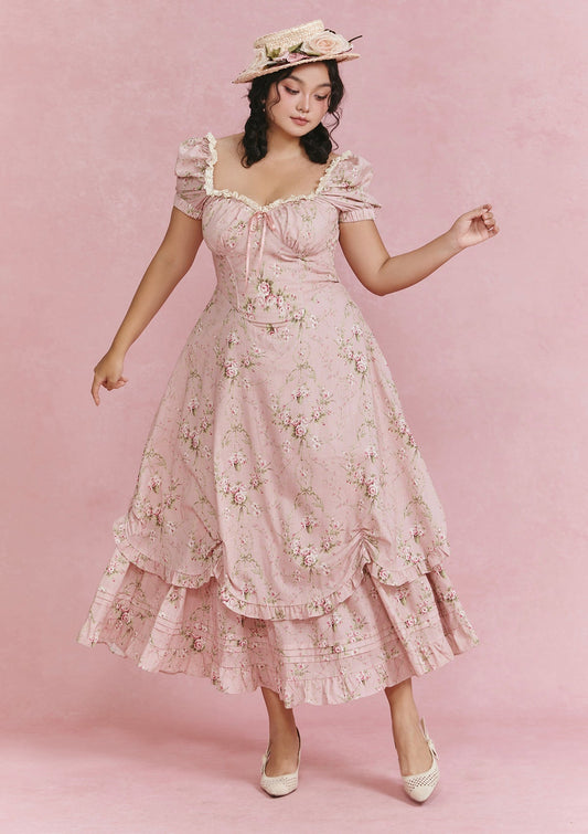 Curve & Plus Rosa Rubus Story Corset Dress