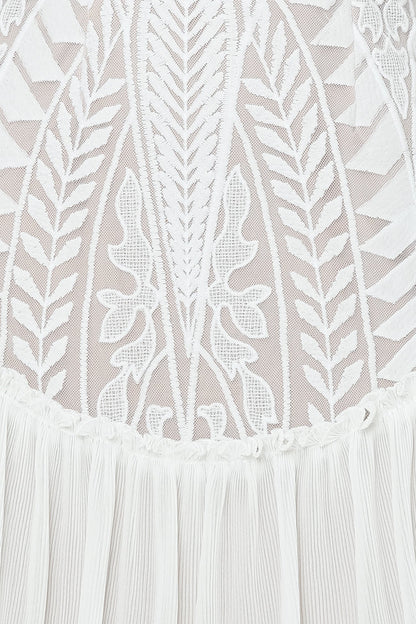 Spend All Your Time Waiting Dress White