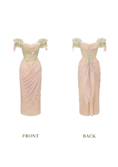 écoute Les Fleurs Tomber Dress