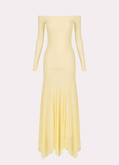 Maribel Maxi Dress - Yellow